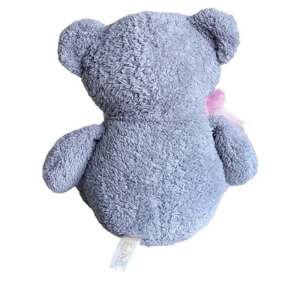 Dan Dee Teddy Bear Plush 13" Valentines Day Gray‎ Love Embroidered Sitting Gift - Picture 4 of 7